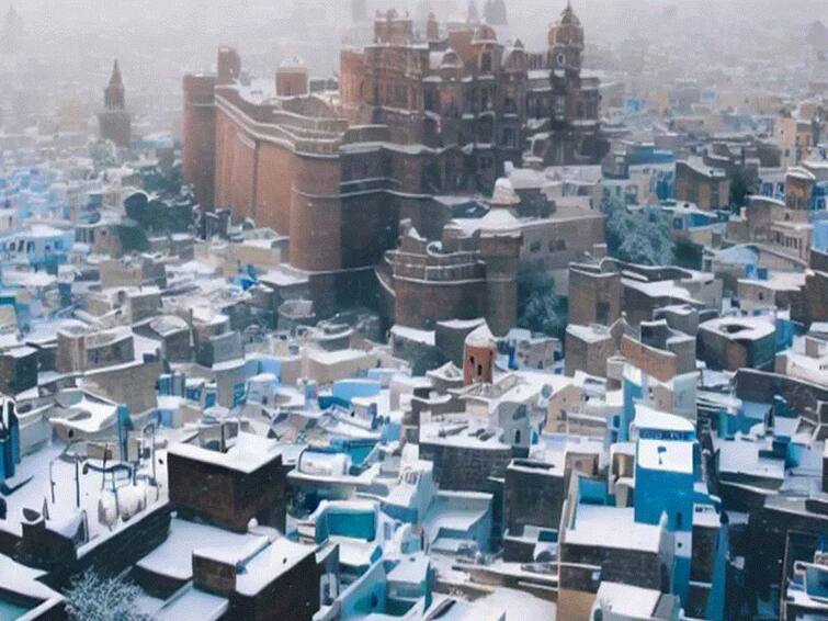 AI Generated Pics Of Jodhpur Covered In Snow Will Leave You Awestruck AI-Generated Pics Of Jodhpur Covered In Snow Will Leave You Awestruck