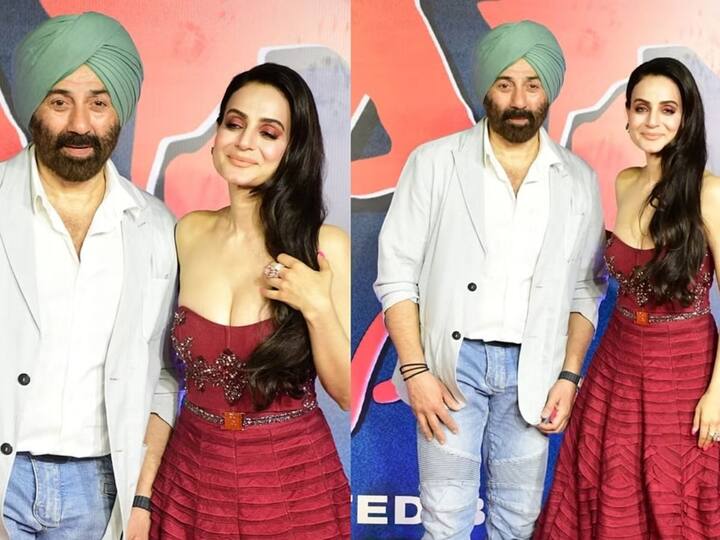 सनी देओलने 'गदर' सिनेमातील डायलॉगदेखील प्रेक्षकांना ऐकवले.