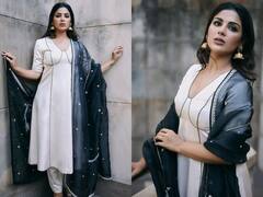 Actress Samyuktha : 'சுடிதார் அணிந்து வந்த சொர்கமே..' நடிகை சம்யுக்தாவின் அழகிய புகைப்படங்கள்!