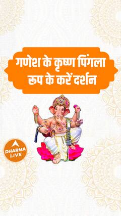 गणेश के कृष्ण पिंगला रूप के करें दर्शन | Dharma Live