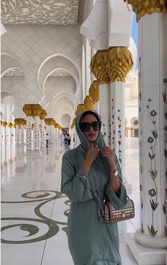 अबू धाबी पहुंचीं Jasmin Bhasin हुईं ट्रोल, एक्ट्रेस को ट्रिप में बु्र्का पहने देख भड़के यूजर्स