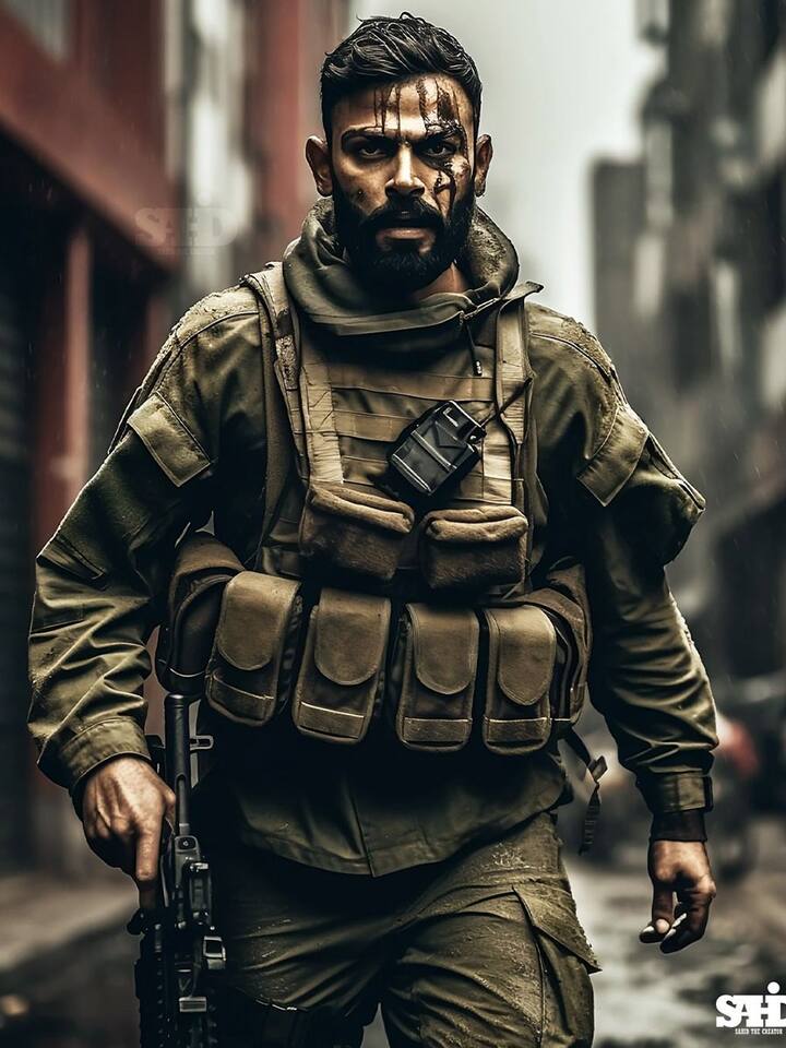 సోల్జర్ గా విరాట్ కోహ్లీ