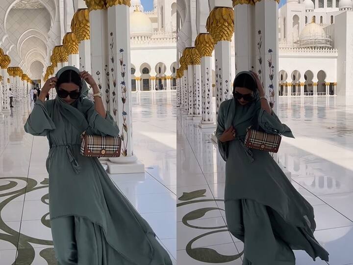 Jasmin Bhasin At Abu Dhabi: हाल ही में जैस्मिन भसीन आबू धाबी पहुंचीं, जहां उन्हें मस्जिद में बुर्का पहने देखा गया. जैस्मिन को ऐसे देख सोशल मीडिया पर कई लोग भड़कते नजर आए.