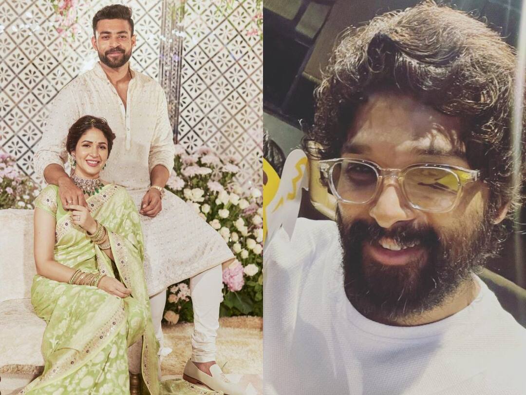 Allu Arjun  shares throwback video of dad Aravind manifesting actress Lavanya marriage Allu Arjun: మా నాన్న విజనరీ, ఆయన చెప్పిందే జరిగిందంటూ లావణ్య వైరల్ వీడియో షేర్ చేసిన బన్నీ!