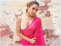 Kiara Advani: పింక్ చీరలో విరిసిన గులాబీ పువ్వులా కియారా అద్వానీ