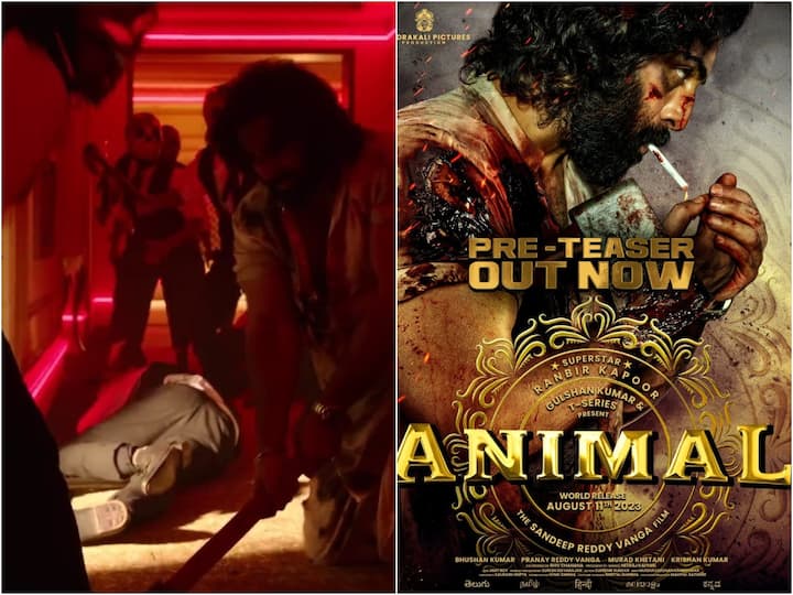 Ranbir Kapoor Starrer Animal Pre-Teaser Out Sandeep Reddy Vanga Action Thriller Animal Pre-Teaser Out: Ranbir Kapoor Shows Up In Axe-Wielding, Blood Thirsty Avatar