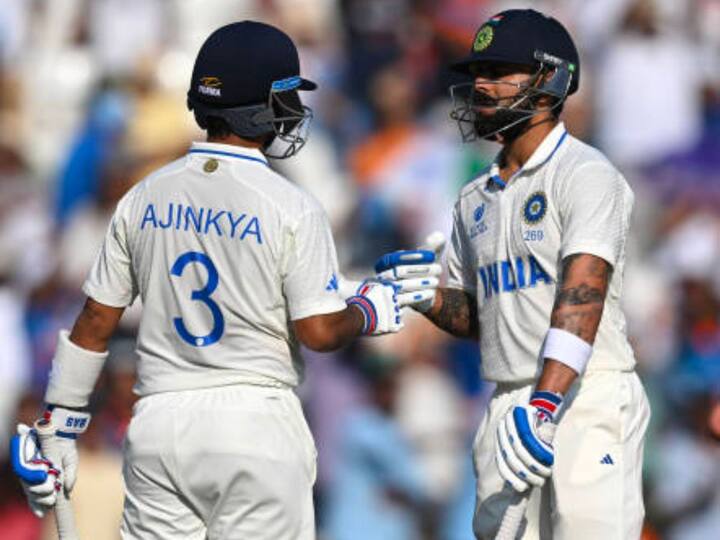 Virat Kohli and Ajinkya Rahane are now standing at the top of the list as they became the first Indian duo to collect 3000+ Test runs in partnership for the 4th wicket. (Getty)