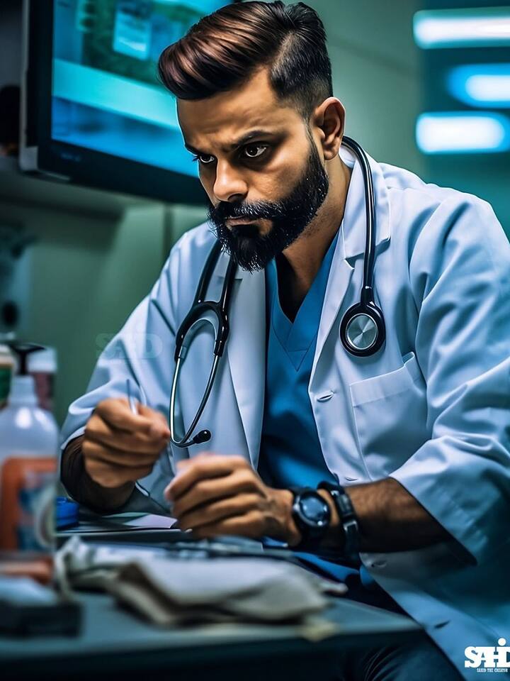 డాక్టర్ అవతారంలో విరాట్ కోహ్లీ