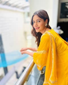 Surbhi Chandna Looks Glamorous In A Desi Avatar