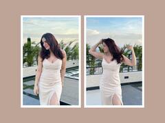 Shraddha Arya Shares 'No Filter' Pics In An Off-White Gown. Take A Look