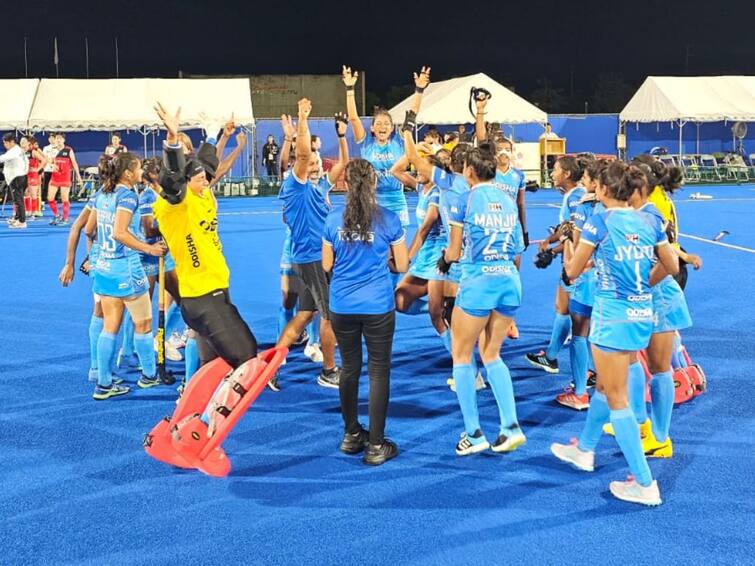 Women's Junior Asia Cup 2023 india beat korea by 2-1 won championship Asia Cup Hockey: அடிதூள்..! மகளிர் ஜூனியர் ஆசிய கோப்பை ஹாக்கி.. முதன்முறையாக கோப்பையை வென்ற இந்திய அணி