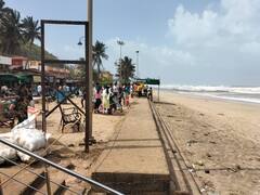 GanpatiPule:  रत्नागिरीत समुद्राला उधाण; अजस्त्र लाटांनी समुद्रकिनारी दाणादाण, गणपतीपुळे समुद्रकिनारा पर्यटकांसाठी बंद