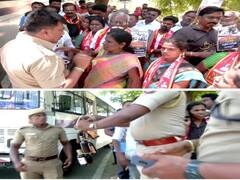 Nellai: பூரண மதுவிலக்கு, கள் இறக்க அனுமதி கோரி நெல்லையில் நூதன முறையில் பல்வேறு கட்சியினர் ஆர்ப்பாட்டம்