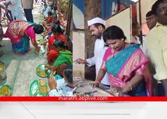 Ashadhi wari 2023 : पुण्यात वारकऱ्यांसाठी सुषमा अंधारेंनी पदर खोचला अन्  पोळ्या लाटल्या...