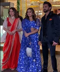 Photos : મધુ મંટેના-ઈરા ત્રિવેદીના રિસેપ્શનમાં સોનાક્ષી-હુમાએ પાડ્યો વટ