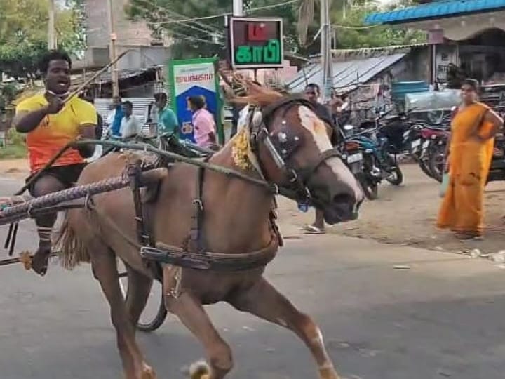 Karur: குளித்தலை அருகே மைலாடி எல்கை பந்தயத்தில் சீறிப்பாய்ந்த குதிரைகள்