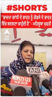 Mehbooba Mufti- ''ਭਾਜਪਾ ਗਾਂਧੀ ਦੇ ਭਾਰਤ ਨੂੰ ਗੋਡਸੇ ਦੇ ਭਾਰਤ ਵਿੱਚ ਬਦਲਣਾ ਚਾਹੁੰਦੀ ਹੈ''