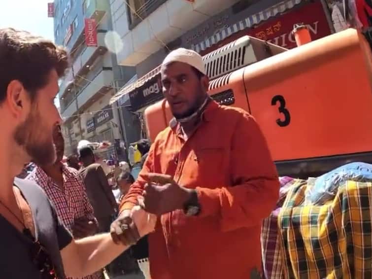 Dutch Vlogger Manhandled In Bengaluru's Chickpet Area Recording Vlog On Streets Police Register Case Dutch Vlogger Manhandled In Bengaluru While Recording Vlog, Police Register Case