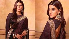Kriti Sanon: ਬ੍ਰਾਊਨ ਸਾੜ੍ਹੀ 'ਚ ਕ੍ਰਿਤੀ ਸੈਨਨ ਨੇ ਦਿਖਾਇਆ ਬੋਲਡ ਤੇ ਕਾਤਲਾਨਾ ਅੰਦਾਜ, ਫੋਟੋ ਦੇਖ ਕੇ ਪ੍ਰਸ਼ੰਸਕ ਹੋਏ ਹੈਰਾਨ