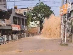 WATCH: Another Water Pipeline Bursts In Guwahati, Leads To Flood-Like Situation