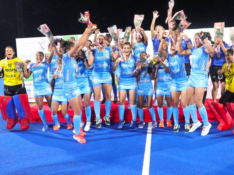 PM Narendra Modi Lauds Junior Women's Hockey Team After Lifting Asia Cup Trophy PM Narendra Modi Lauds Junior Women's Hockey Team After Lifting Asia Cup Trophy