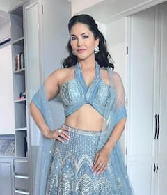 Sunny Leone Attends Krishna Bhatt's Wedding Reception With Her Family