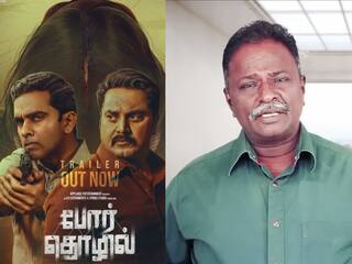 Por Thozil: போர் தொழிலை பாராட்டித் தள்ளிய ப்ளூ சட்டை... கையெடுத்து கும்பிட்டு நன்றி சொன்ன அசோக் செல்வன்..!