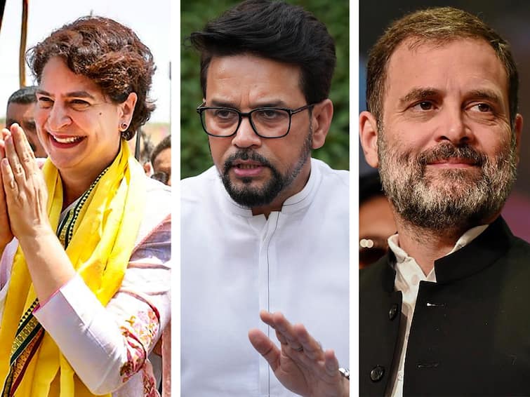 ‘Couldn’t Fulfil Promise So Sent Priyanka Gandhi To MP’: Anurag Thakur’s Dig At Rahul Gandhi