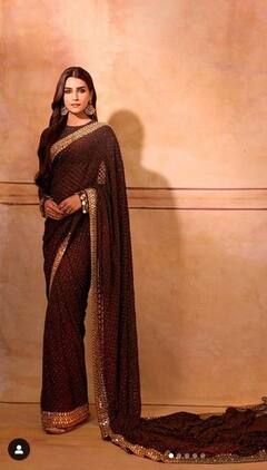 Kriti Sanon: ਬ੍ਰਾਊਨ ਸਾੜ੍ਹੀ 'ਚ ਕ੍ਰਿਤੀ ਸੈਨਨ ਨੇ ਦਿਖਾਇਆ ਬੋਲਡ ਤੇ ਕਾਤਲਾਨਾ ਅੰਦਾਜ, ਫੋਟੋ ਦੇਖ ਕੇ ਪ੍ਰਸ਼ੰਸਕ ਹੋਏ ਹੈਰਾਨ