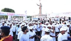 Telangana Run:హైదరాబాద్‌లో ఘనంగా తెలంగాణ రన్ - పెద్ద ఎత్తున పాల్గొన్న యువత