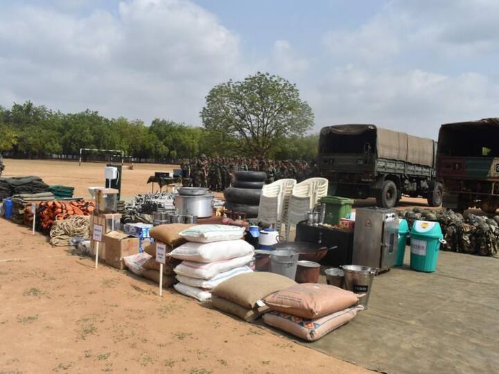 The Indian Army has kept its flood relief columns ready at Bhuj, Jamnagar, Gandhidham, Dharangdhra, Vadodara and Gandhinagar ahead of cyclone Biparjoy's landfall