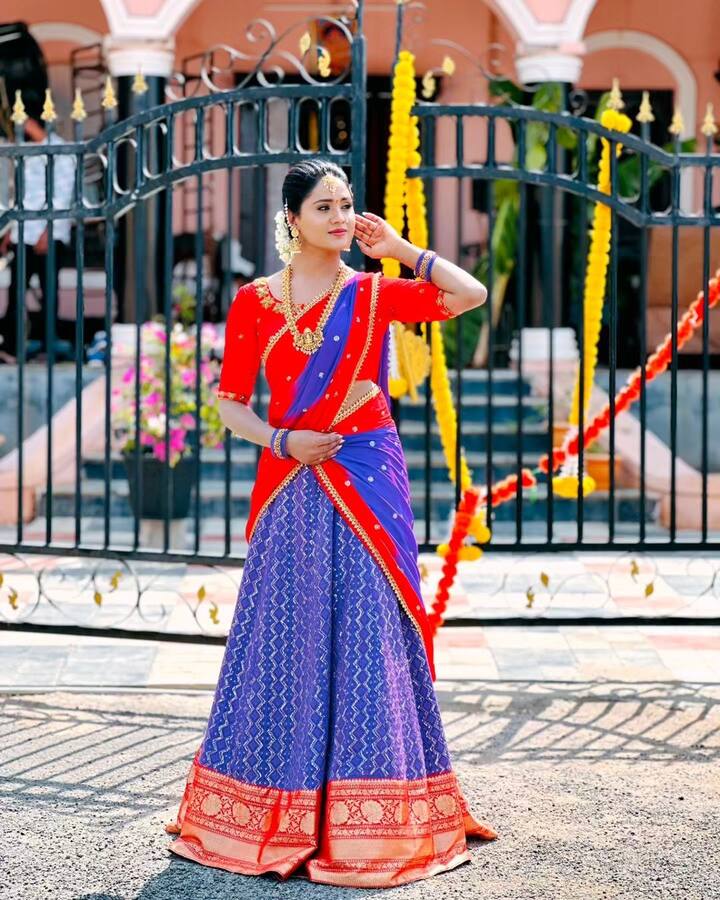 'మధురానగరిలో' రాధ (కీర్తి కేశవ్ భట్) (Image Credit: Keerthi Keshav Bhat / Instagram)