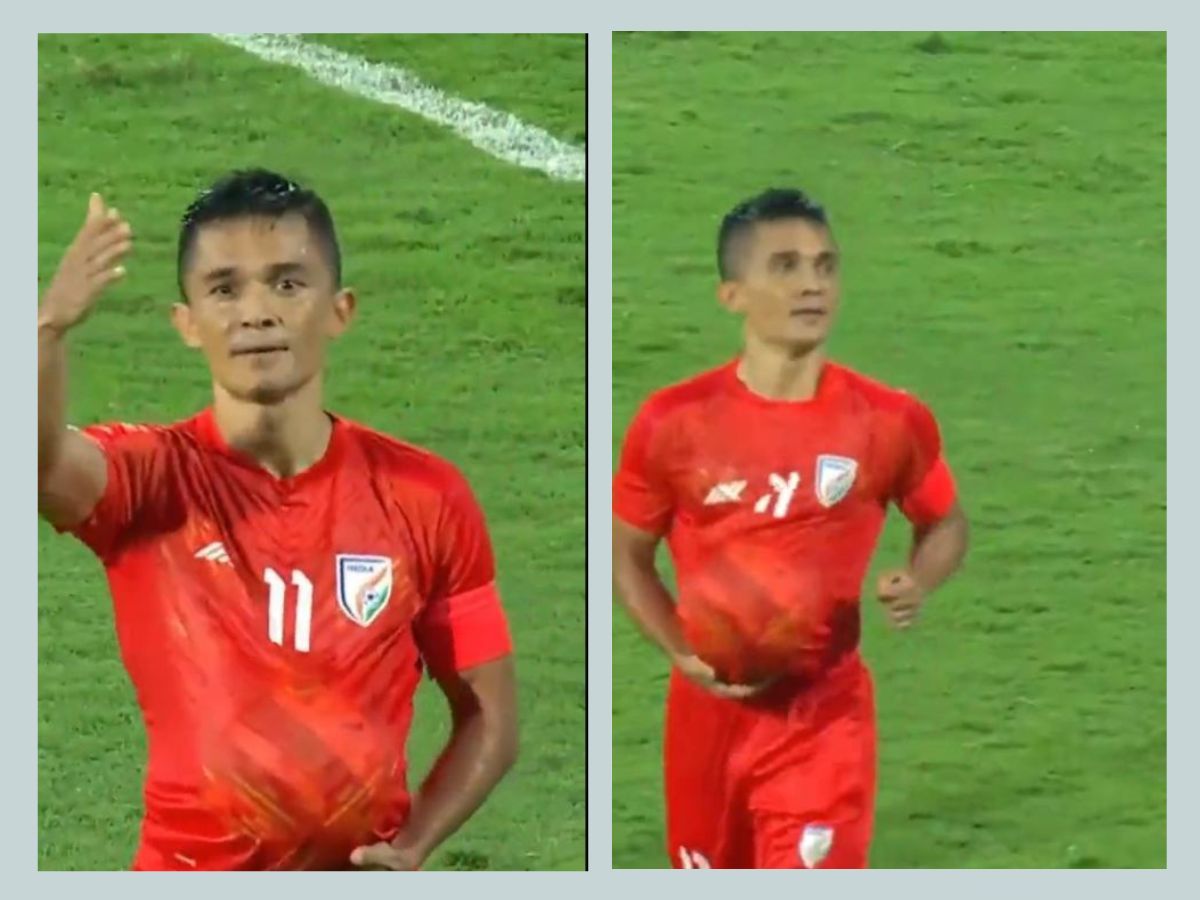 What Did Sunil Chhetri's Goal Celebration Mean? - Rediff.com