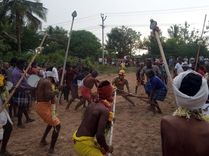 திண்டுக்கல் சாணார்பட்டி அருகே  நடந்த பாரம்பரிய பாரிவேட்டை நிகழ்ச்சி