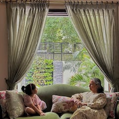 Soha Ali Khan's Daughter Inaaya Spends Time With Grandma Sharmila Tagore, Does Yoga, Goes For Walk - See Pics