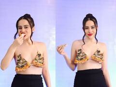 Urfi Javed: उर्फीच्या आऊटफिटची सोशल मीडियावर चर्चा; पाहा फोटो