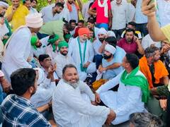 Farmers Protest : एमएसपीवरून शेतकऱ्यांचं पुन्हा आंदोलन, दिल्ली-हरियाणा राष्ट्रीय महामार्ग केला बंद