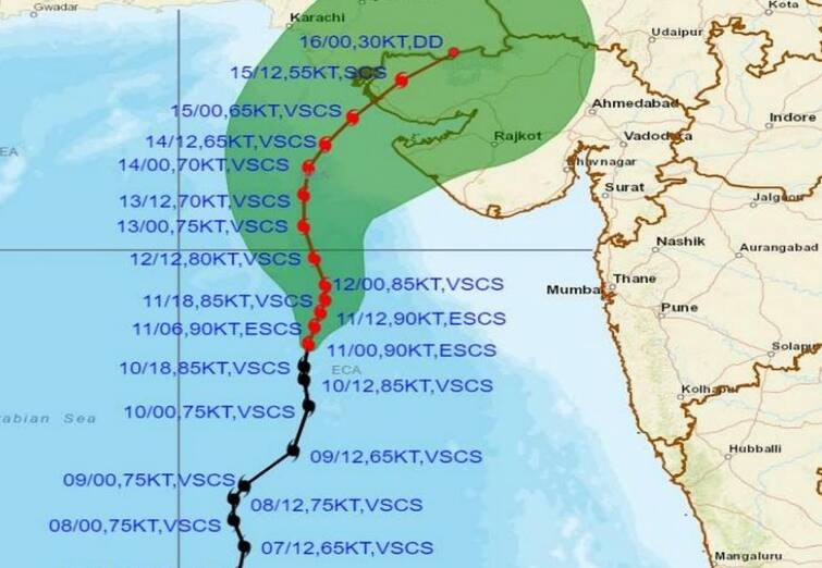Biporjoy : Cyclone Biparjoy My Cause Extensive Damage Gujarats : IMD Biporjoy : બિપરજોયે ધારણ કર્યું ભયાનક સ્વરૂપ, ગુજરાતમાં વર્તાવશે કાળો કેર : IMD