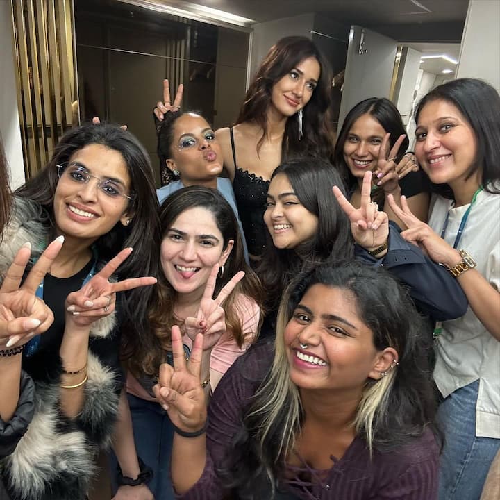 The pictures are of her time spent with her parents and sister, Tiger Shroff’s sister Krishna Shroff and her friend Mouni Roy.