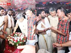 In Pics: కొత్తకోట దయాకర్ రెడ్డి అంత్యక్రియల్లో పాల్గొని పాడె మోసిన చంద్రబాబు