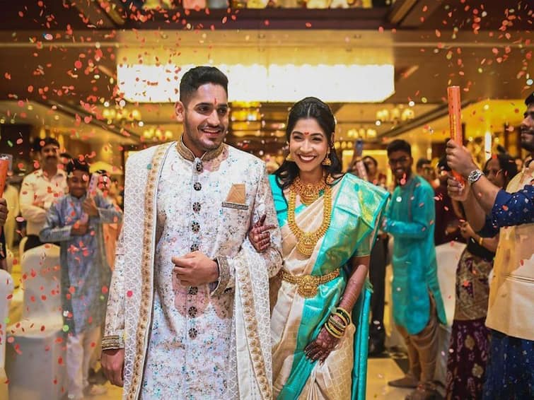 CSK Pacer Tushar Deshpande Gets Engaged To His School Crush Nabha Gaddamwar, Pictures Go Viral CSK Pacer Tushar Deshpande Gets Engaged To His School Crush Nabha Gaddamwar, Pictures Go Viral