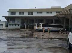 Cyclone Biparjoy : પોરબંદરના દરિયાકાંઠે ફૂંકાઇ રહ્યો છે ભારે પવન, વાવાઝોડાને પગલે પોરબંદર એસટી ડેપોના તમામ રૂટ બંધ