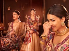 In Pics : 'आदिपुरुष' रिलीजआधी Kriti Sanon ने शेअर केले खास फोटो; अनारकली ड्रेसमध्ये खुललं अभिनेत्रीचं सौंदर्य