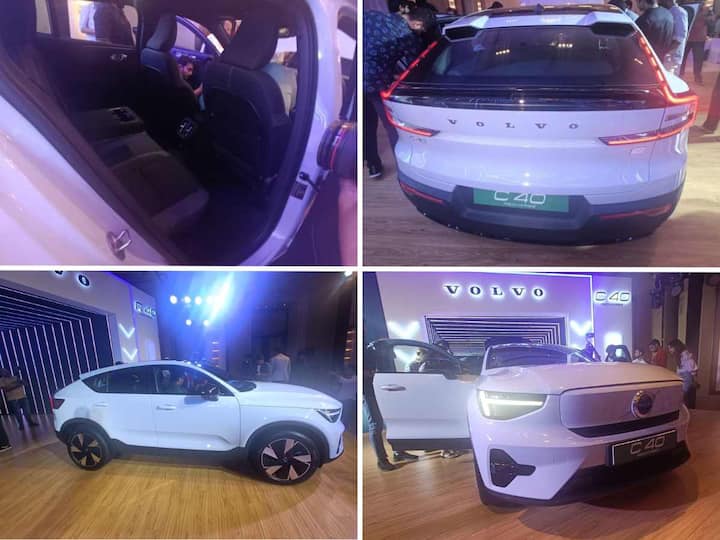 Volvo C40 Recharge electric SUV was unveiled in India. Volvo has revealed that the C40 Recharge EV will be its second electric luxury SUV for the Indian market. Here is a look at it: