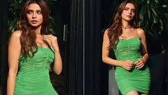 Aamna Sharif: ਕੈਮਰੇ ਦੇ ਸਾਹਮਣੇ ਆਉਂਦੇ ਹੀ ਆਮਨਾ ਸ਼ਰੀਫ ਨੇ ਦਿਖਾਈ ਬੋਲਡ ਲੁੱਕ, ਸ਼ਾਰਟ ਡਰੈੱਸ 'ਚ ਫਲਾਂਟ ਕੀਤਾ ਸੈਕਸੀ ਫਿਗਰ