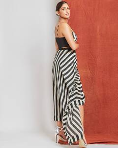 Kubbra Sait Looks Dapper In Black-White Dress. See Pics