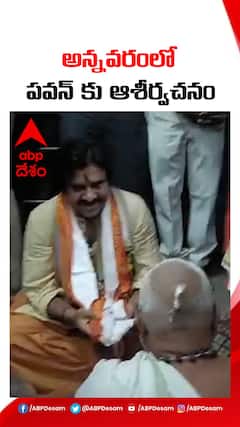 పవన్ కు వేదపండితుల ఆశీర్వచనం