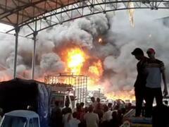 मध्य प्रदेश: सतपुड़ा की आग ठंडी भी नही हुई और इंदौर में हो गया भीषण अग्निकांड, लाखों का नुकसान