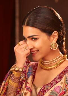 In Pics : 'आदिपुरुष' रिलीजआधी Kriti Sanon ने शेअर केले खास फोटो; अनारकली ड्रेसमध्ये खुललं अभिनेत्रीचं सौंदर्य