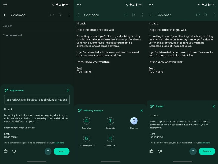 Gmail: एंड्रॉइड और IOS में इन यूजर्स को मिलने लगा 'Help me write' फीचर, लम्बे मेल अब AI लिखेगा